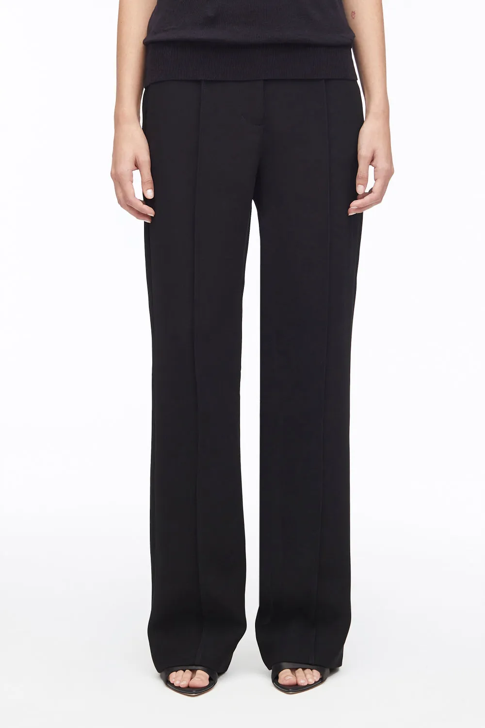 Heavy Cady Pintuck Trouser