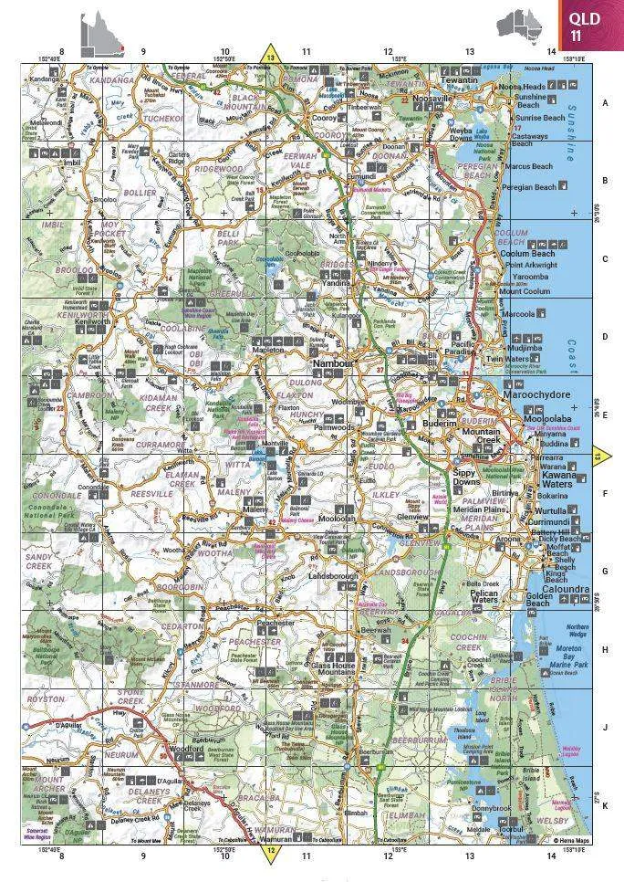 Hema Australia Road & 4WD Handy Atlas