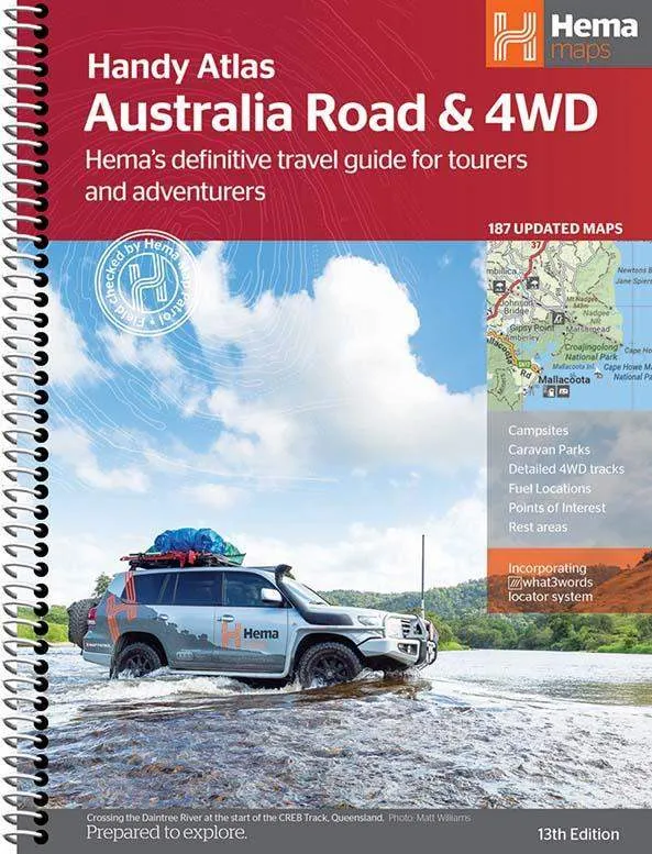 Hema Australia Road & 4WD Handy Atlas