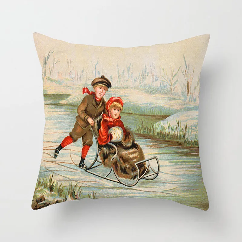 Holiday home decoration cushion cover