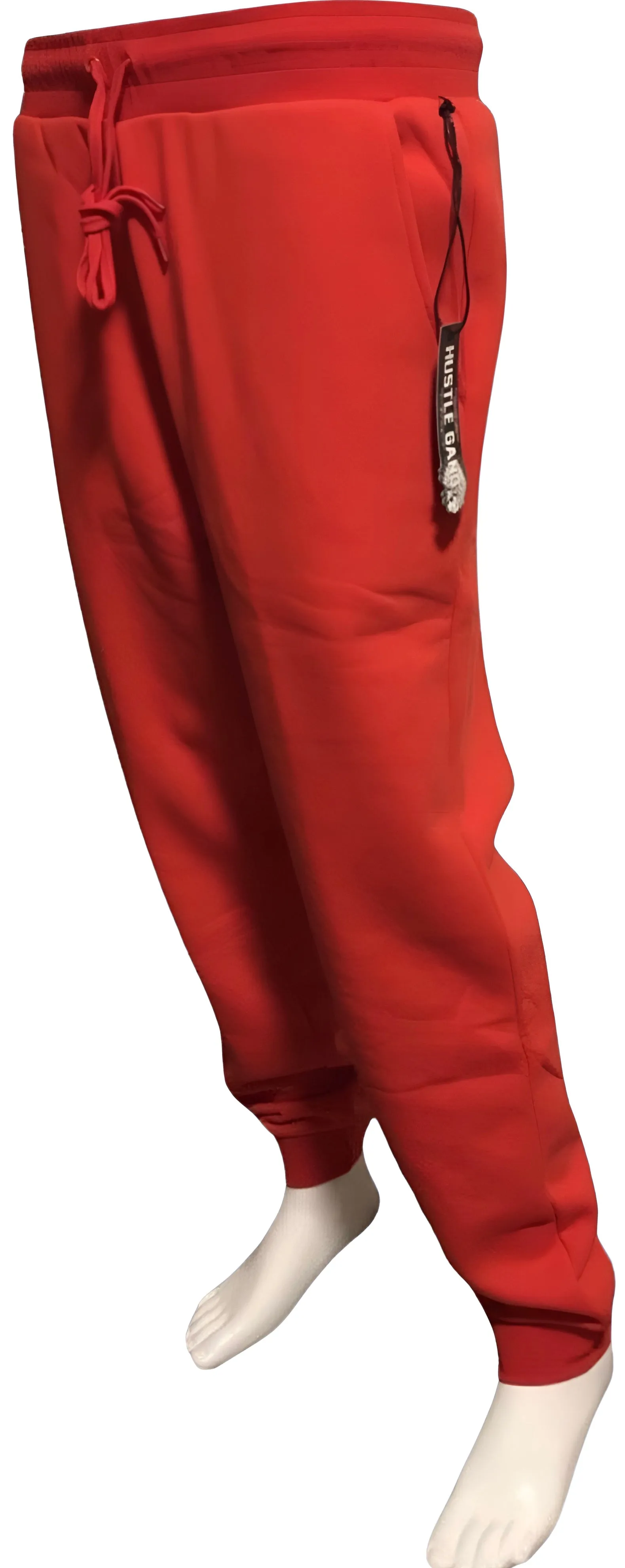 ^HUSTLE GANG^ (RED) JOGGER SWEATPANTS