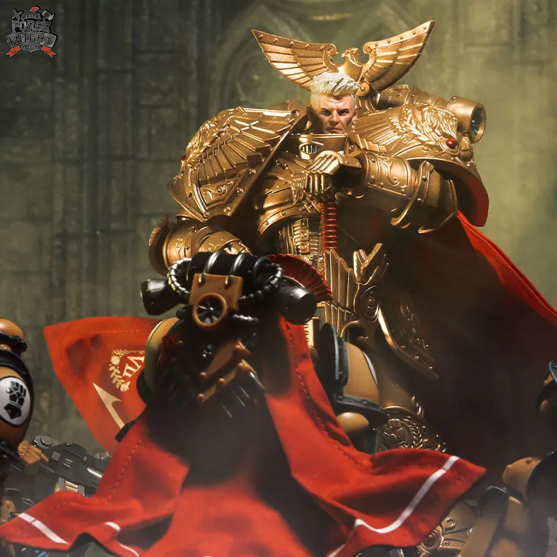 【IN STOCK】Custom wired cape set for Joytoy “Warhammer The Horus Heresy” 1/18 Imperial Fists Primarch Rogal Dorn