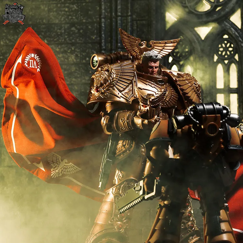 【IN STOCK】Custom wired cape set for Joytoy “Warhammer The Horus Heresy” 1/18 Imperial Fists Primarch Rogal Dorn