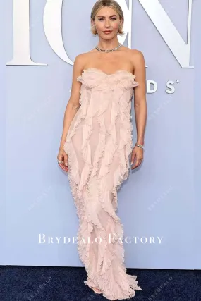 Julianne Hough Strapless Pink Dress 2024 Tony Awards