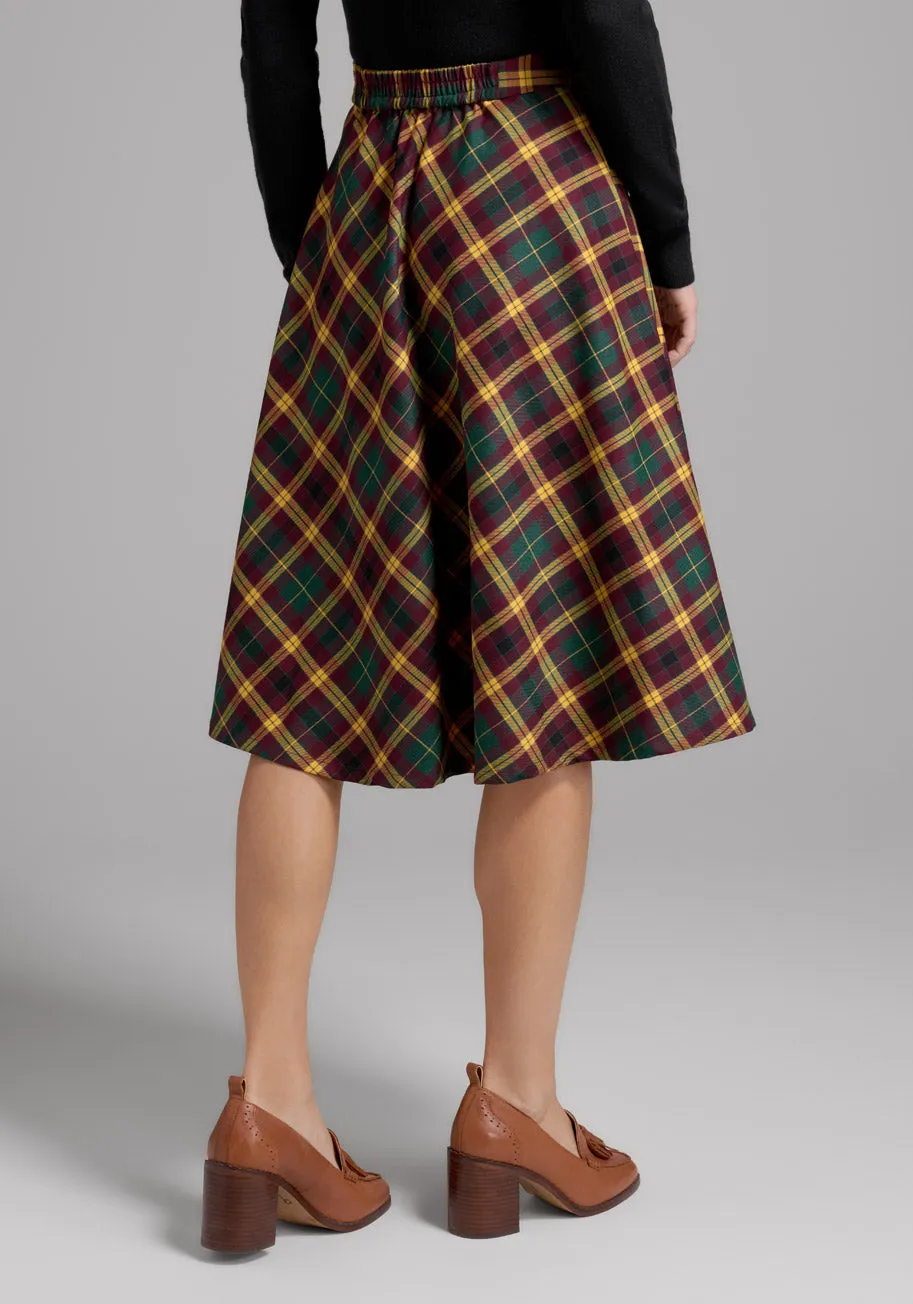 Just This Sway A-Line Skirt: Fall Edition