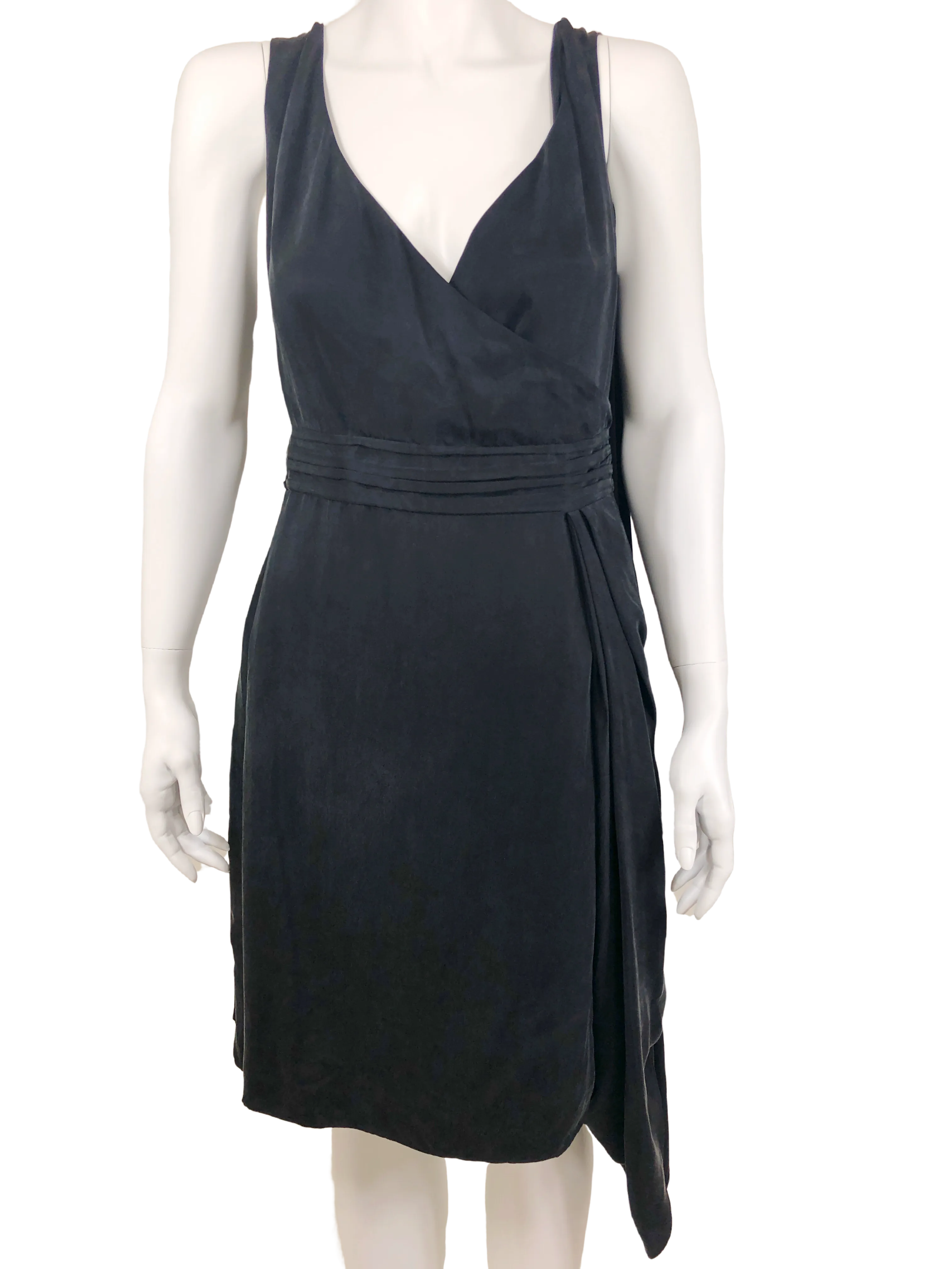 Karen Millen, Surplice Drape Back Dress, Size 10