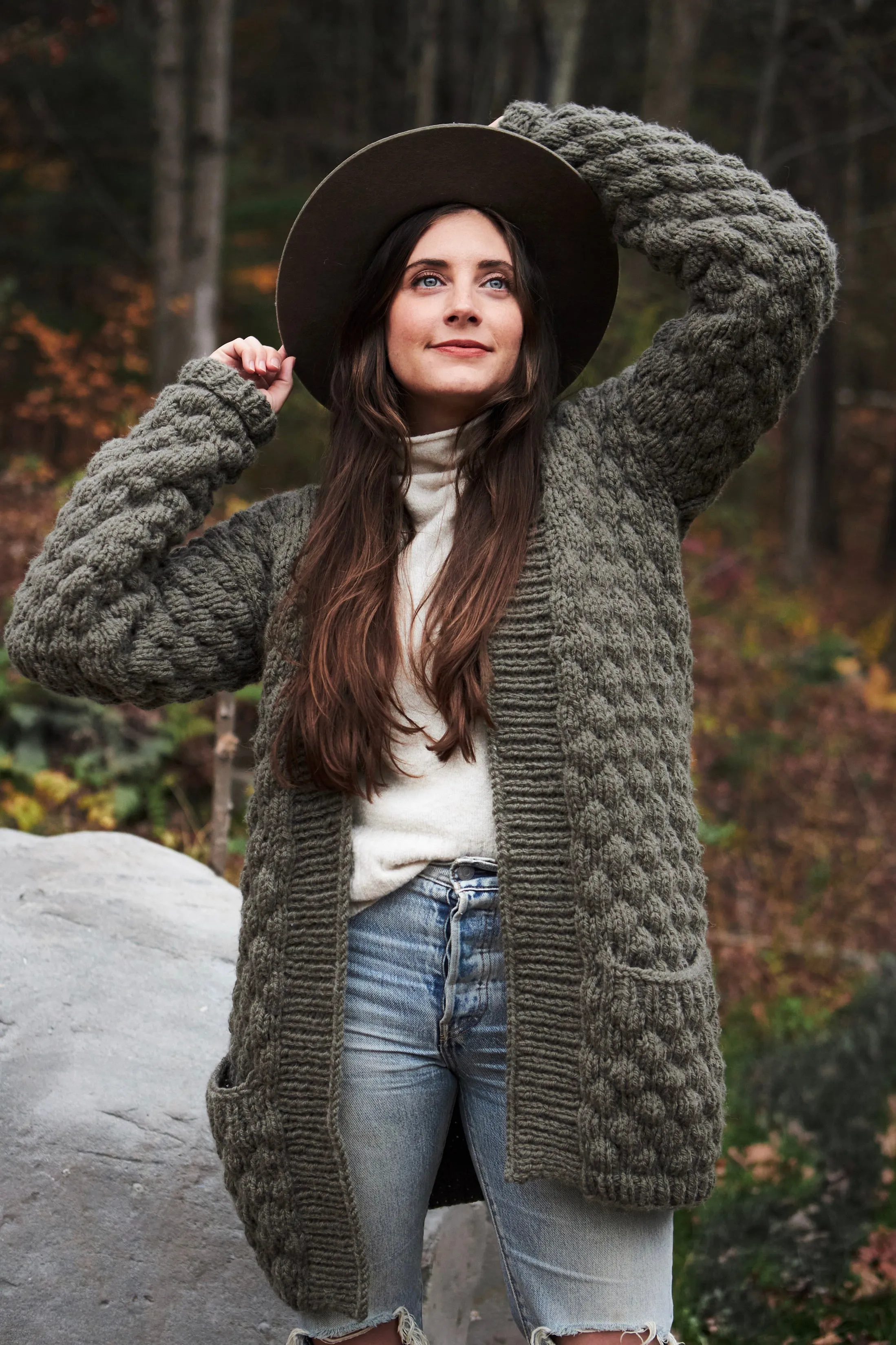 Knit Kit - Quilted Sweater Coat