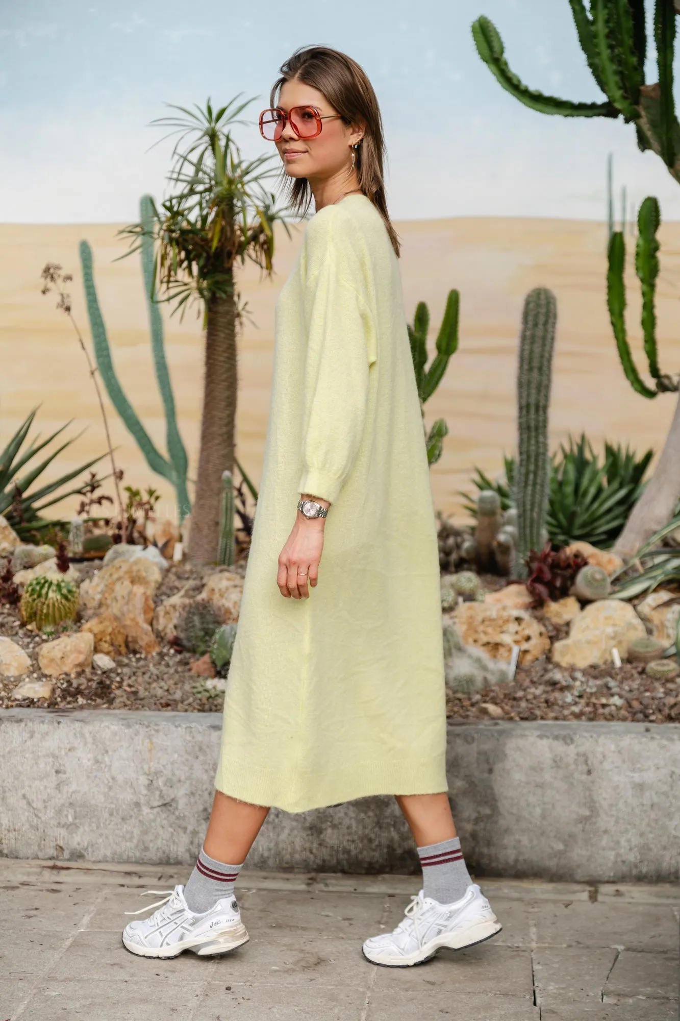 Lea dress light yellow