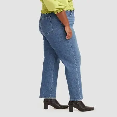 Levi's Women's Plus Ultra-High Rise Straight Ankle Jeans