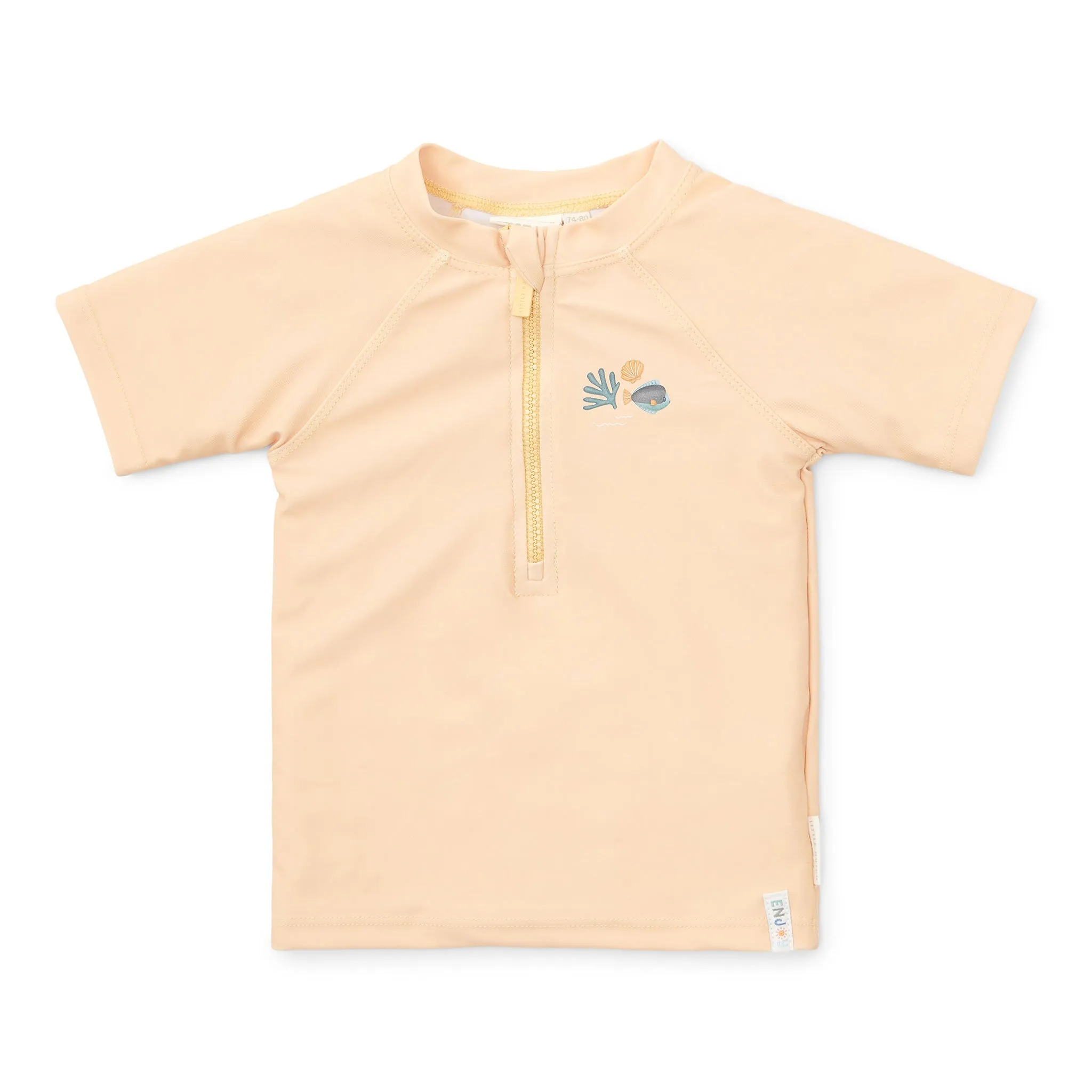 Little Dutch Short-Sleeve Rash Vest - Honey Yellow