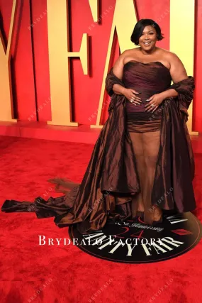 Lizzo Plus Size Strapless 2024 Oscars After Party Dress