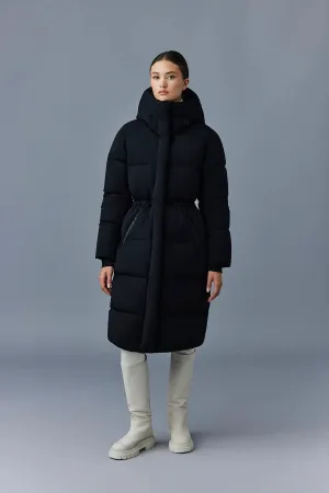 MACKAGE ISHANI-CITY - Long Down Quilted Coat With Hood