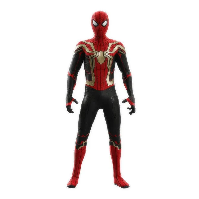 Marvel Spider Man Costume No Way Home Adult Children Cosplay Party Spiderman Tights Far From 3D Cos Bodysuits Kid Birthday Gifts