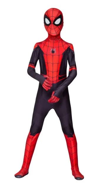 Marvel Spider Man Costume No Way Home Adult Children Cosplay Party Spiderman Tights Far From 3D Cos Bodysuits Kid Birthday Gifts