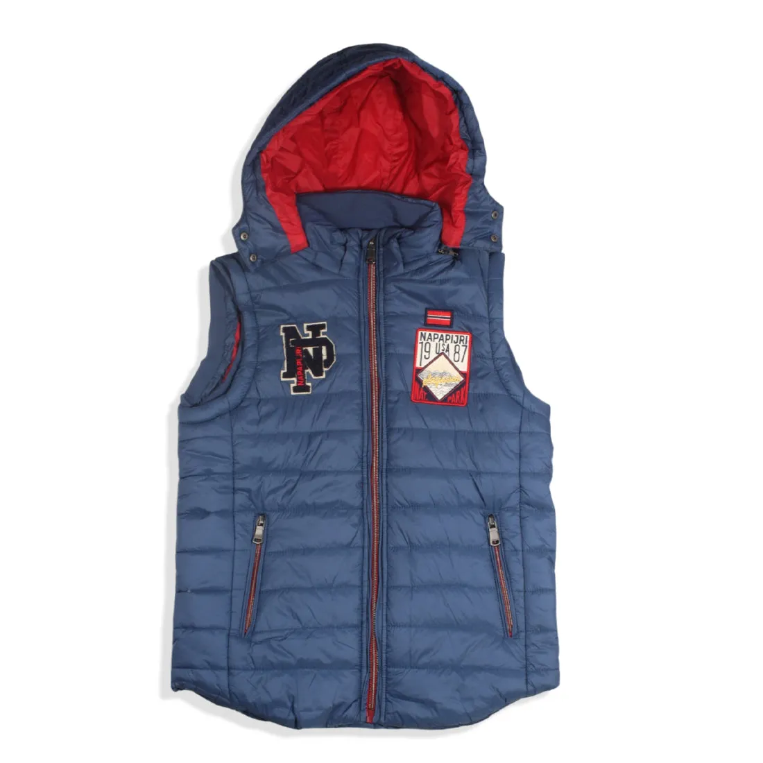 Men Warm winter vest with hoodie -8698