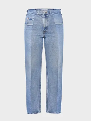 Men's Stovepipe Jean Light Blue