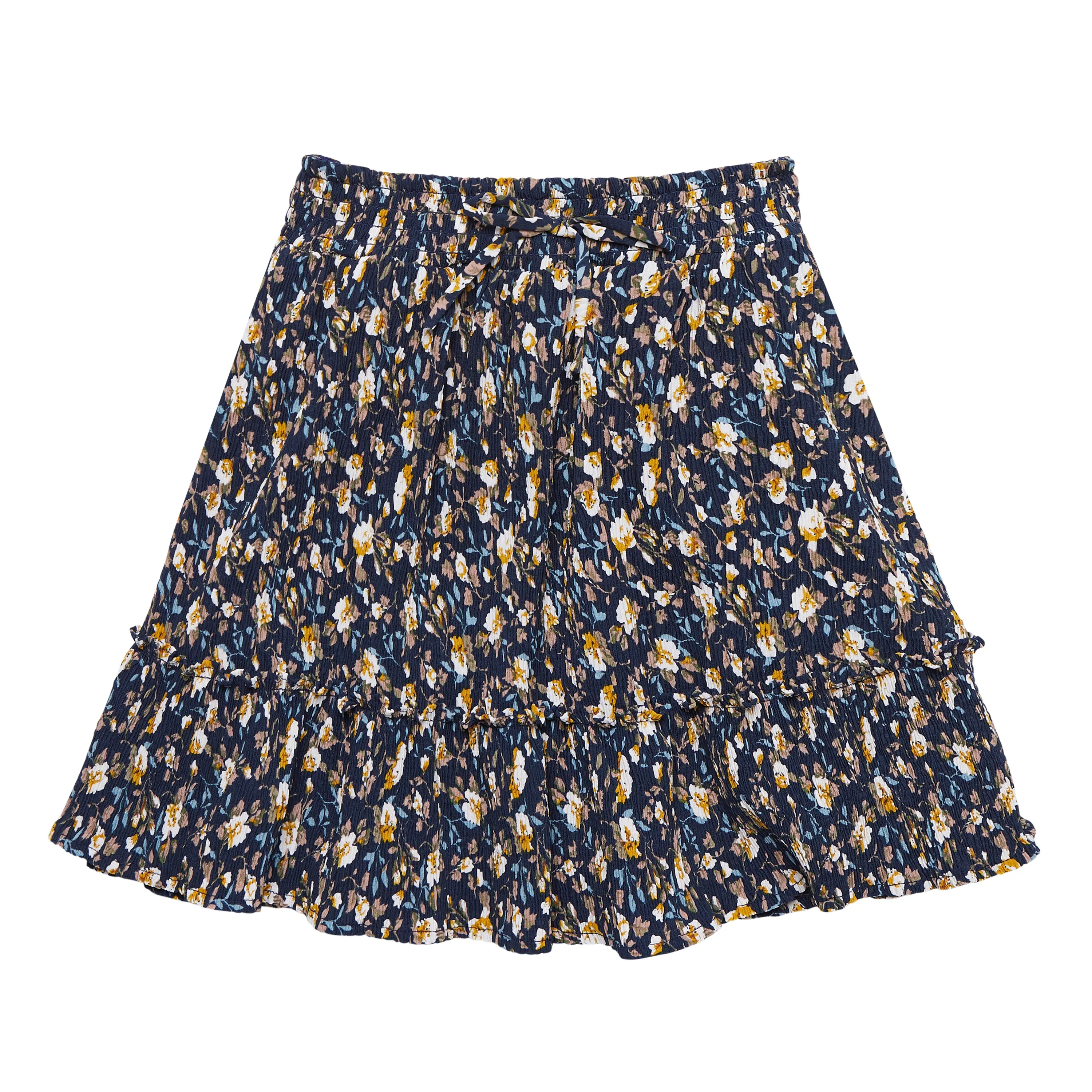 Mini Pleated Floral Skirt