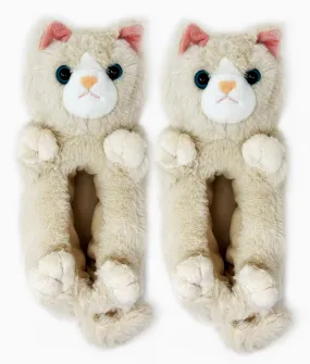 Molly The Kitty Plush Non-Slip Slippers Small 5-6