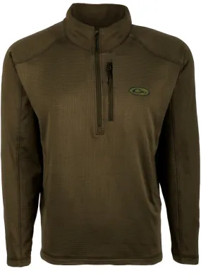 MST Breathelite Quarter Zip Pullover in Green by Drake