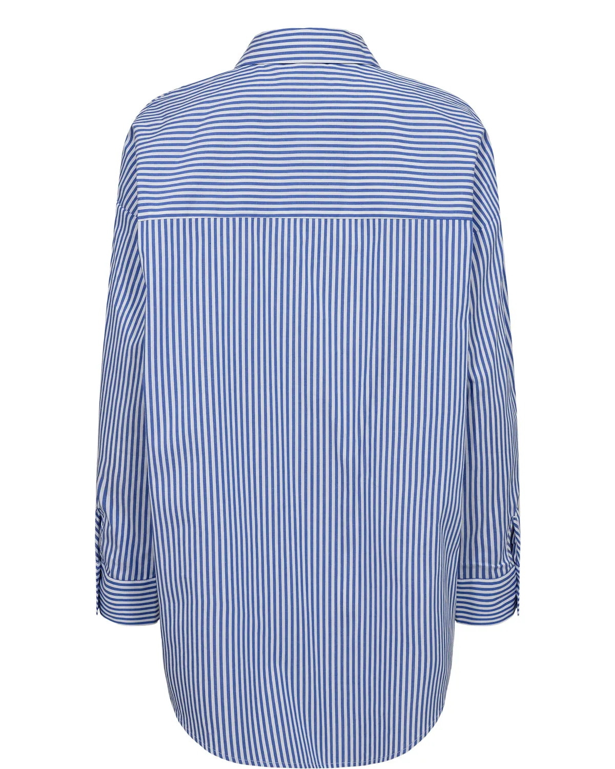 Numph Nuhailey Striped Shirt in Regatta Blue