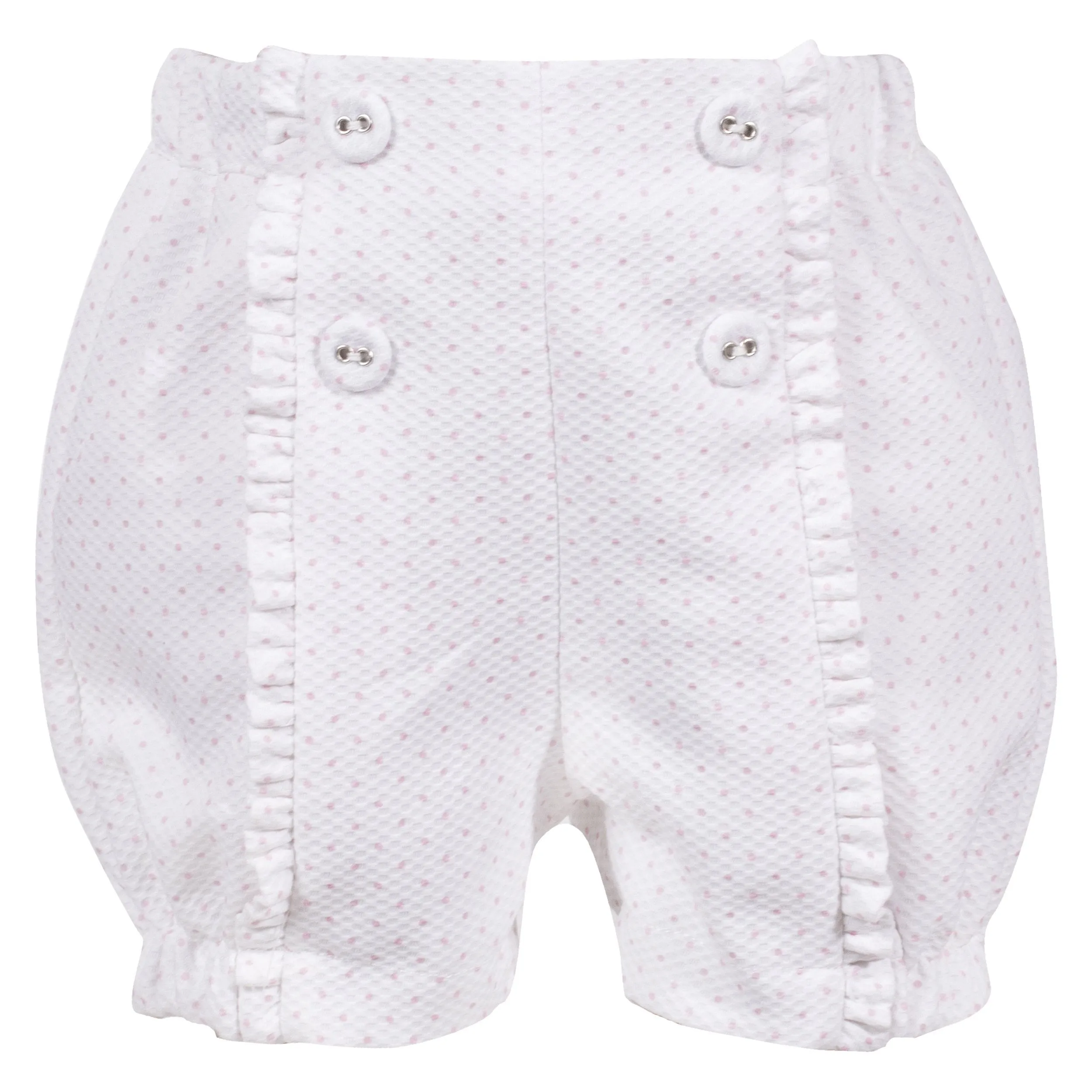 Patachou Infant to Toddler Girls Pink Dot Shorts