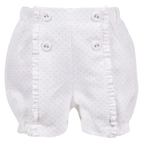 Patachou Infant to Toddler Girls Pink Dot Shorts