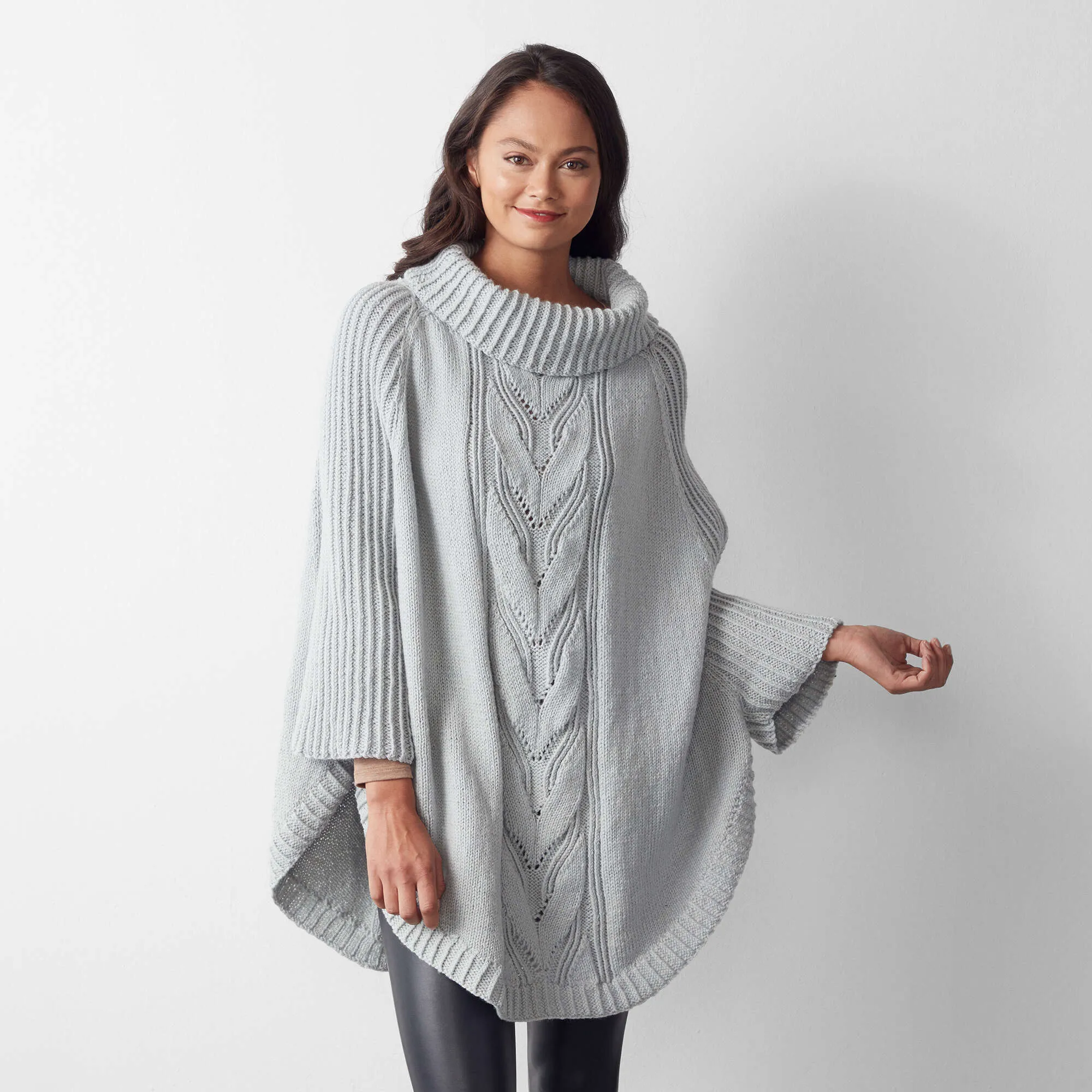 Patons Knit Batwing Swoncho