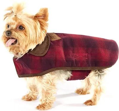 Pendleton Classic Plaid Check Dog Coat - Red Hombre