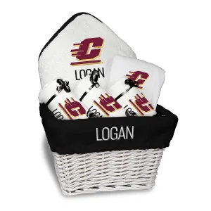 Personalized Central Michigan Chippewas Medium Basket - 6 Items