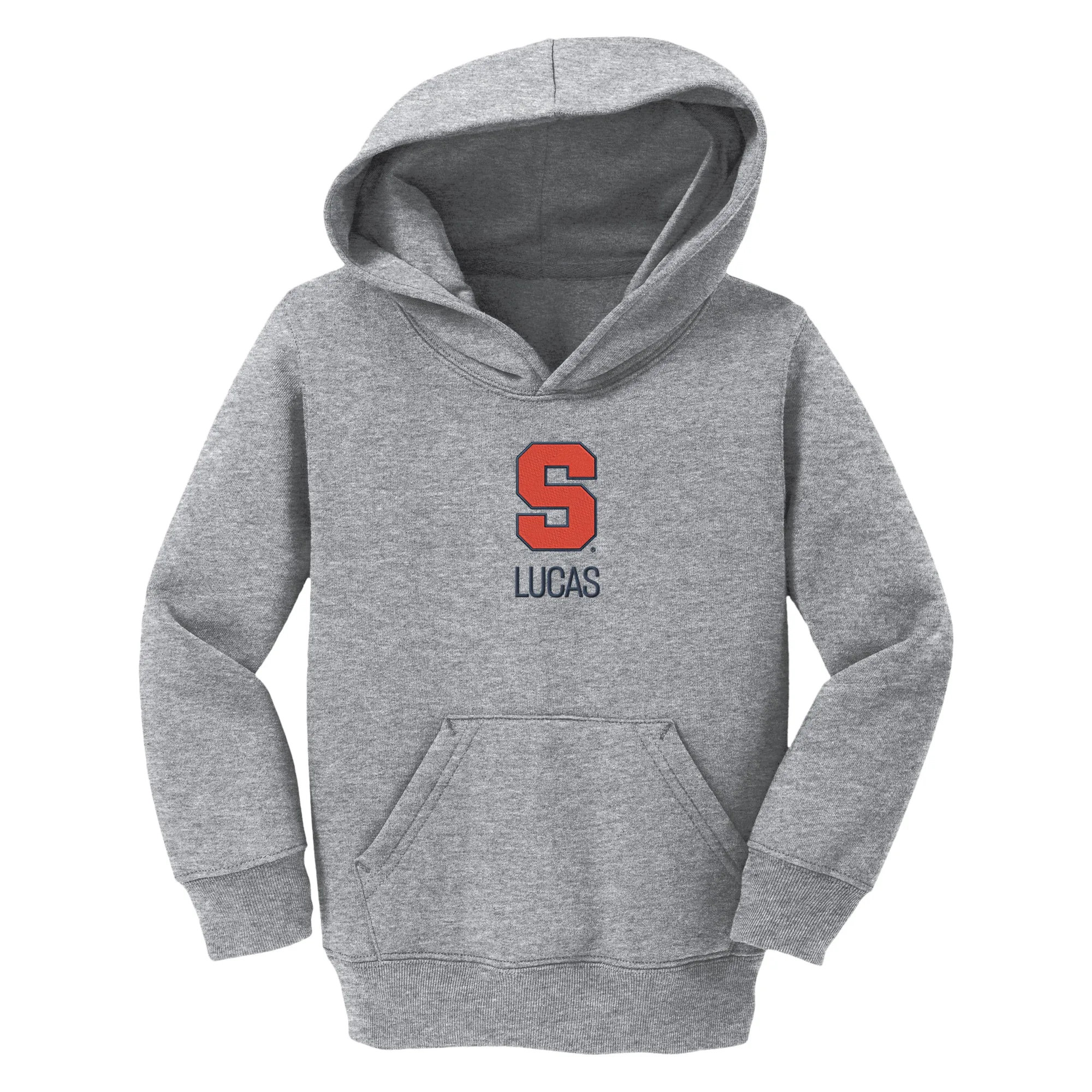 Personalized Syracuse Orange Toddler Pullover Sweatshirt