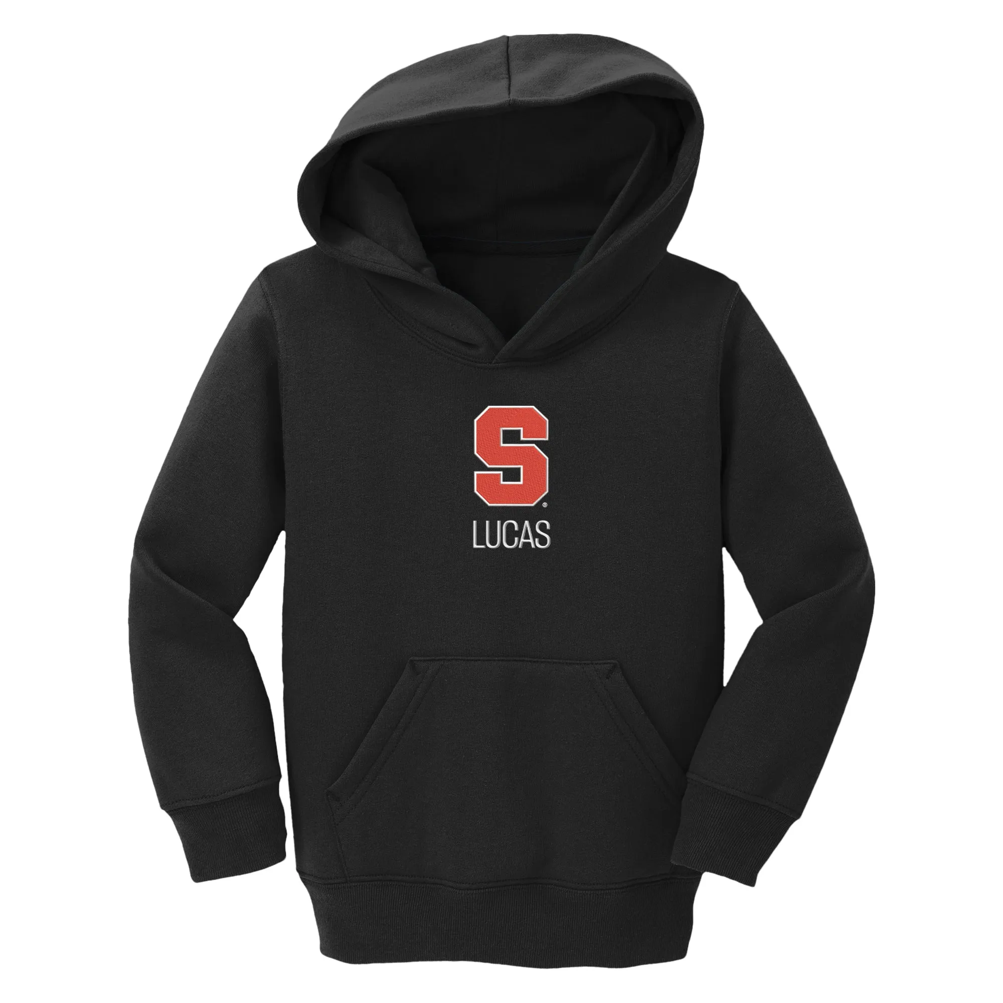 Personalized Syracuse Orange Toddler Pullover Sweatshirt