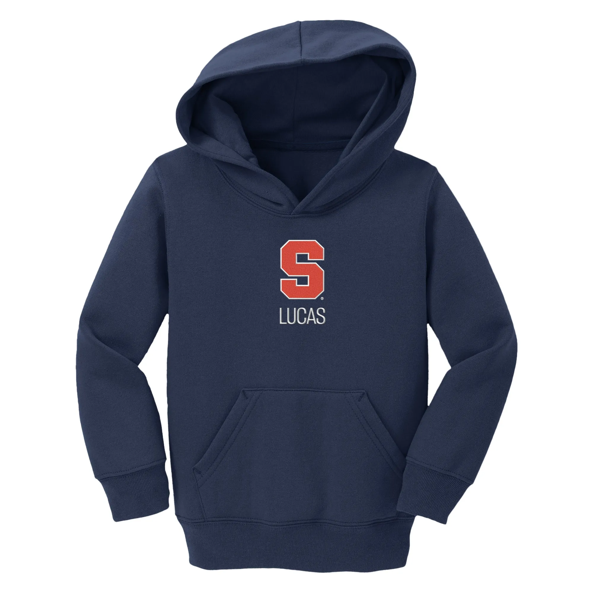 Personalized Syracuse Orange Toddler Pullover Sweatshirt