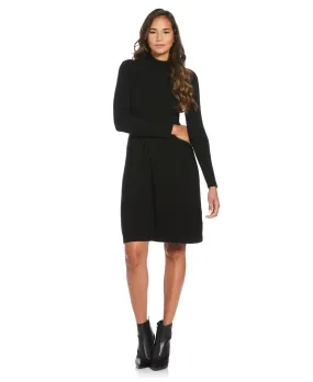 Petite Mock Neck Sweater Dress