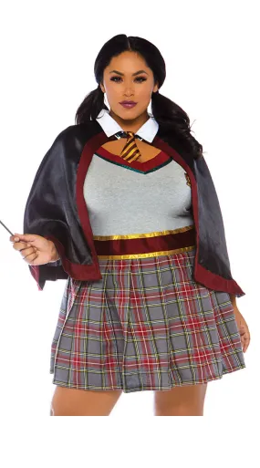 Plus Size Spellbinding School Girl Costume