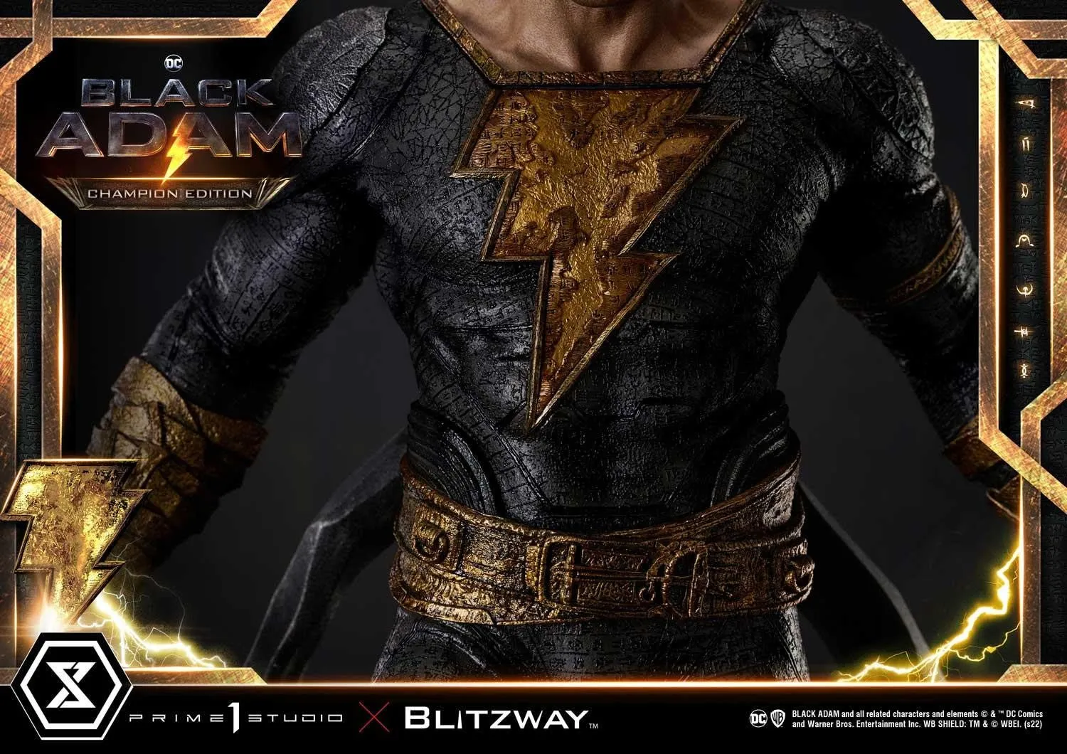 PRE-ORDER: Prime 1 Studio Museum Masterline Black Adam Black Adam Champion Edition 1/3 Scale Statue