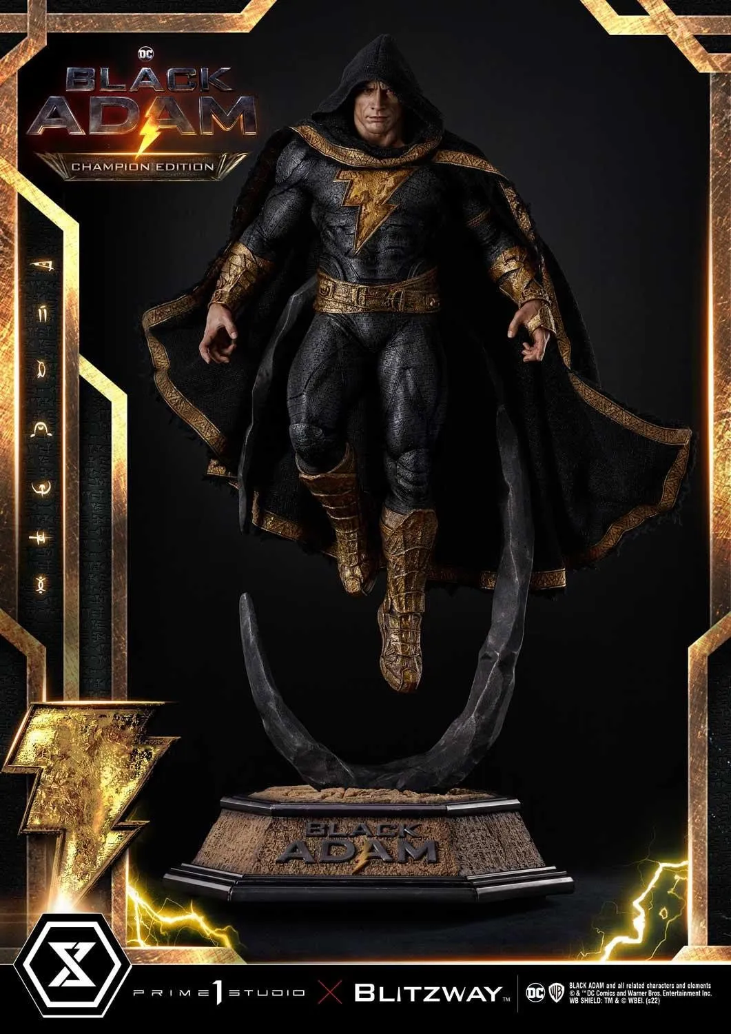 PRE-ORDER: Prime 1 Studio Museum Masterline Black Adam Black Adam Champion Edition 1/3 Scale Statue