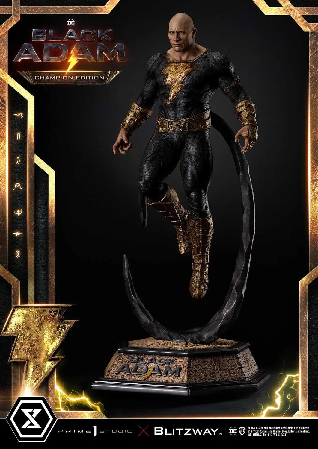 PRE-ORDER: Prime 1 Studio Museum Masterline Black Adam Black Adam Champion Edition 1/3 Scale Statue