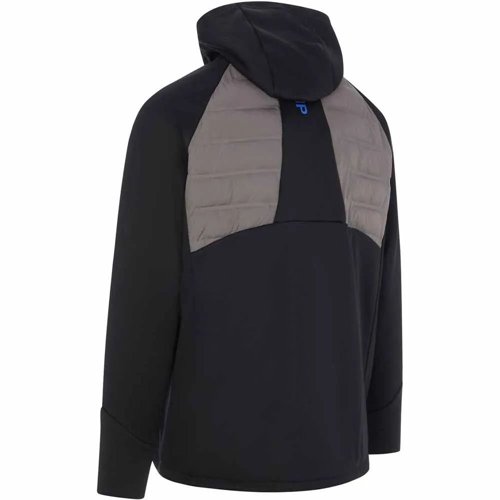 ProQuip Helm Quilt Hooded Jacket - Black/Grey