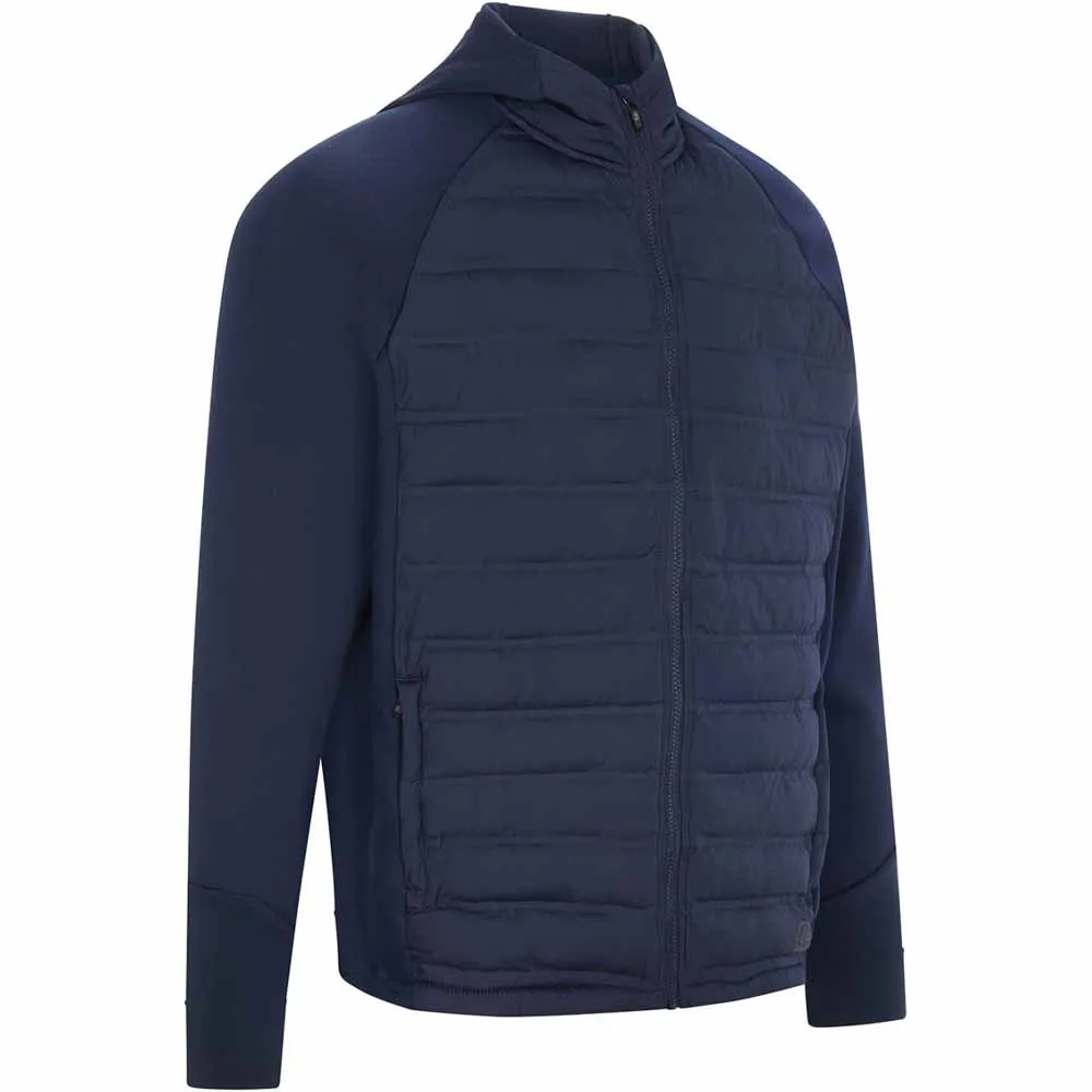 ProQuip Helm Quilt Hooded Jacket - Navy