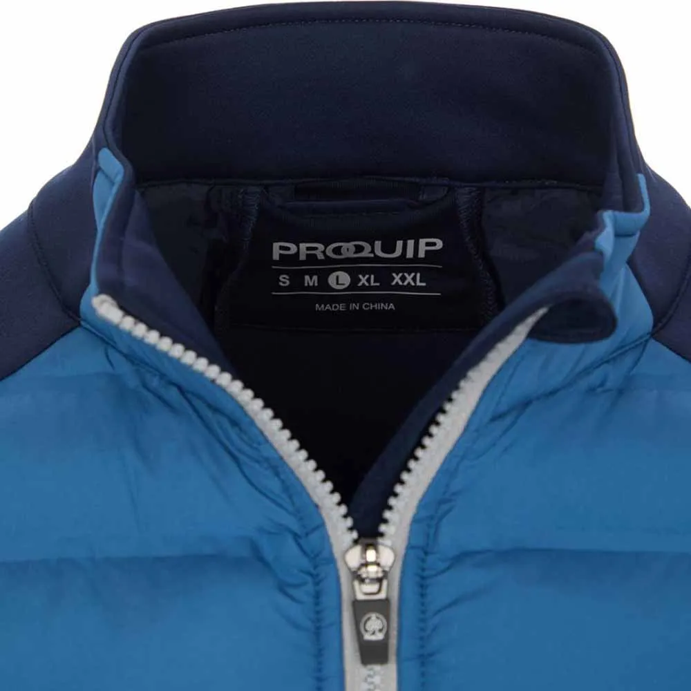 ProQuip Helm Quilt Jacket - Navy/Mid Blue