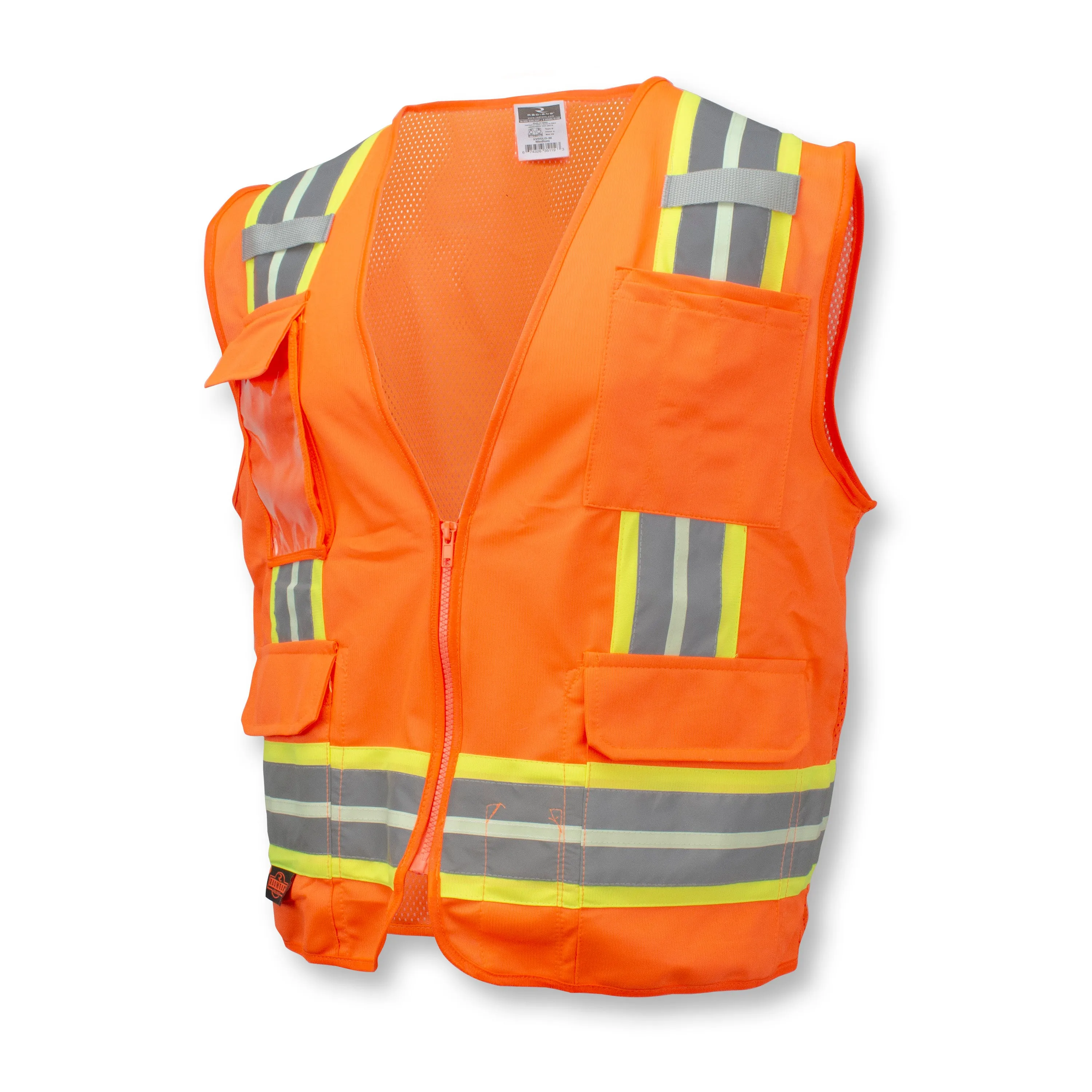 Radians SV6 Glow-in-the-Dark Surveyor Two Tone Safety Glow-in-the-Dark Vest