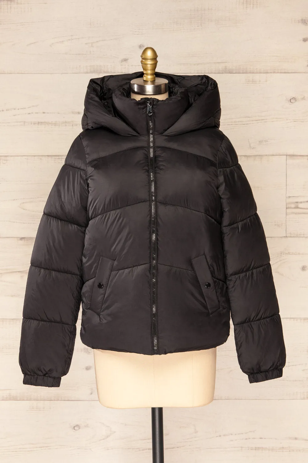 Rasdale Black | Short Puffer Coat