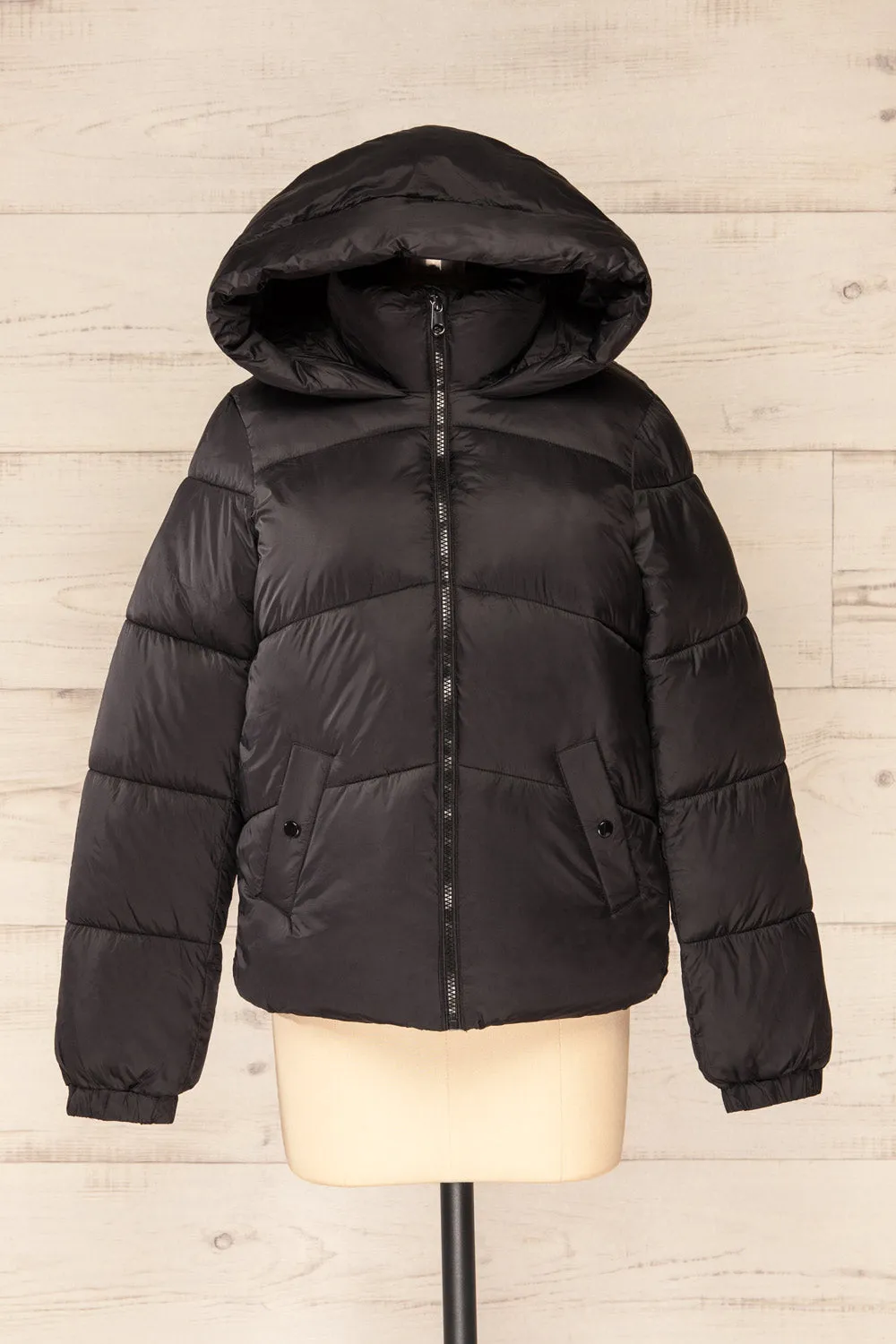 Rasdale Black | Short Puffer Coat