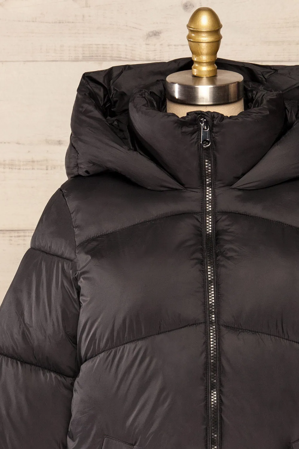 Rasdale Black | Short Puffer Coat