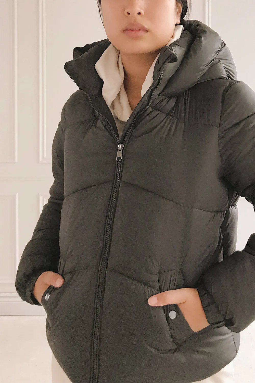 Rasdale Black | Short Puffer Coat