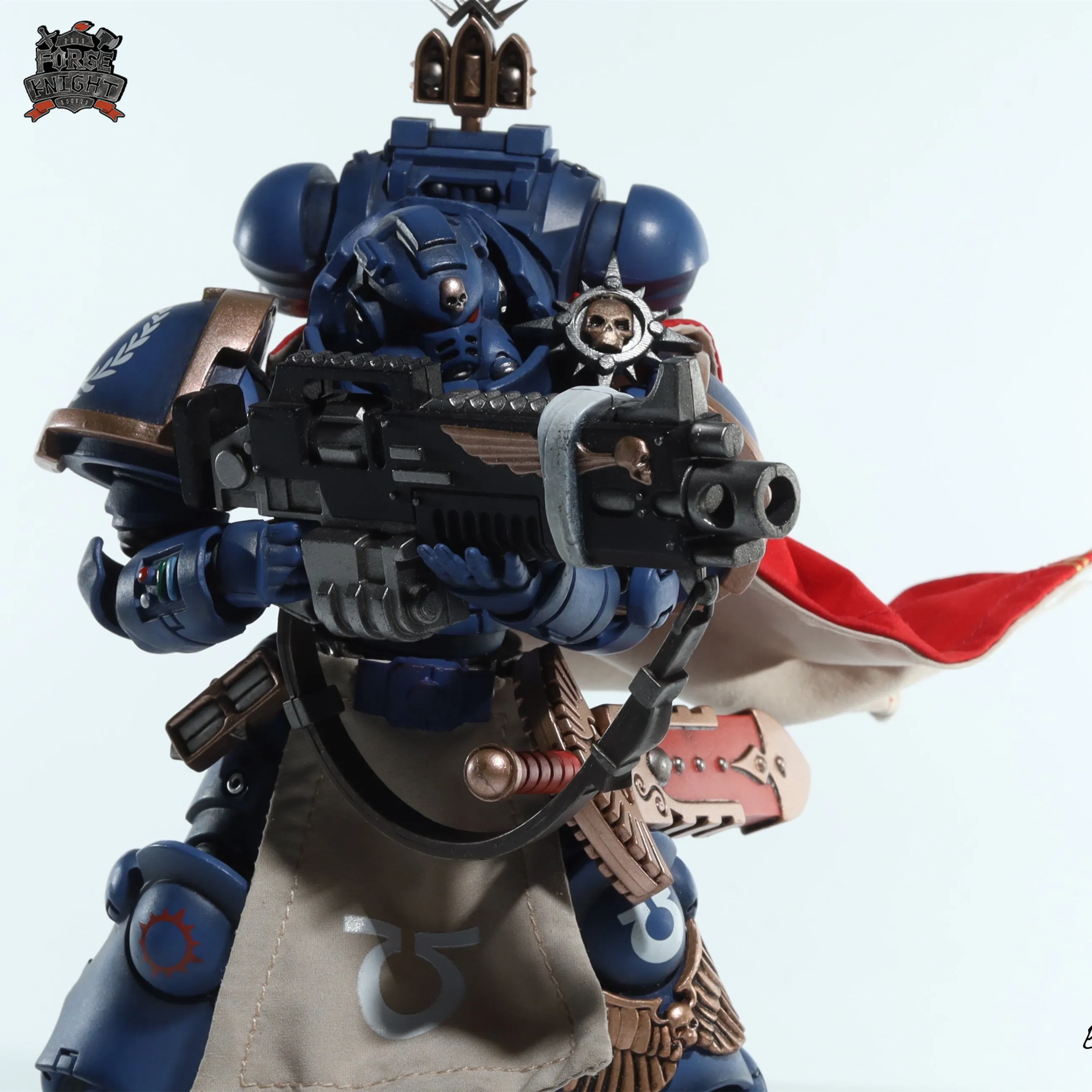 【READY FOR SHIP】Custom cape set for Joytoy Warhammer 40000 1/18 Ultramarines Primars Captain Ptolias Corvor