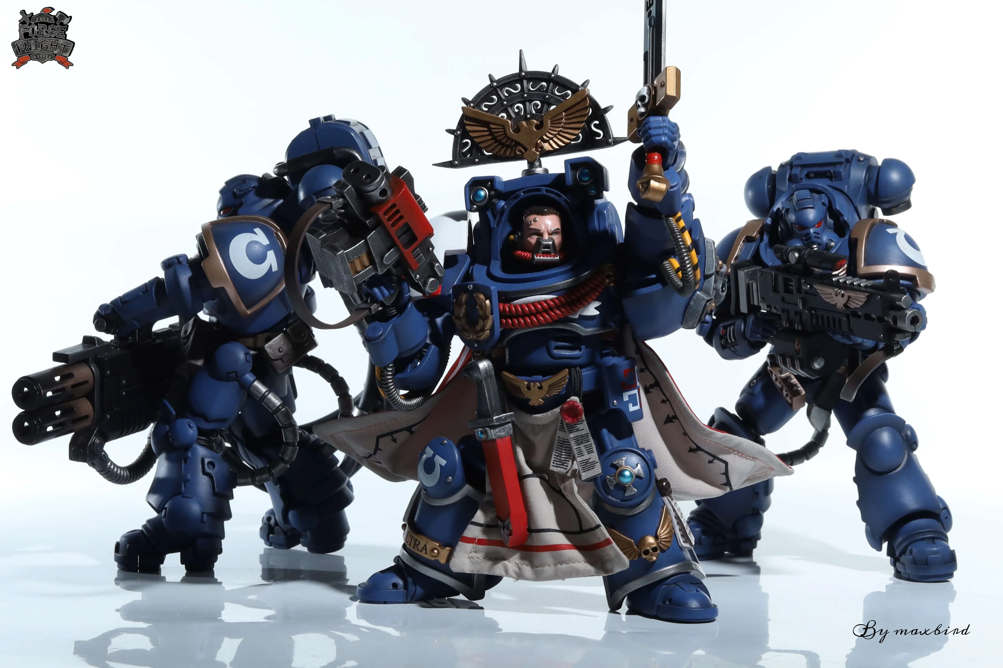 【READY FOR SHIP】Custom cape set for Joytoy Warhammer 40000 1/18 Ultramarines Terminator Captain