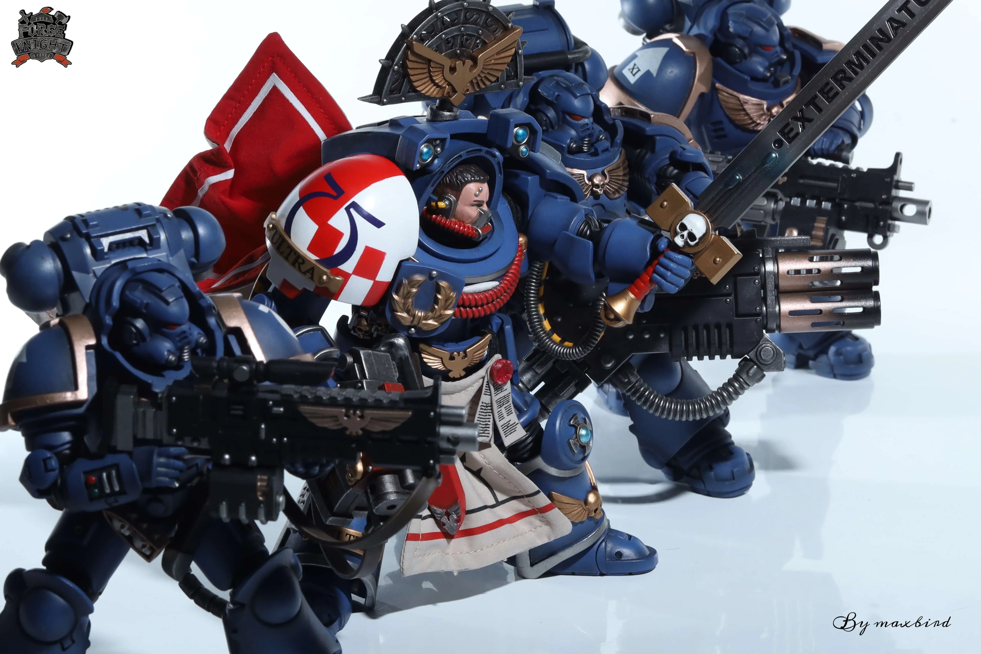 【READY FOR SHIP】Custom cape set for Joytoy Warhammer 40000 1/18 Ultramarines Terminator Captain