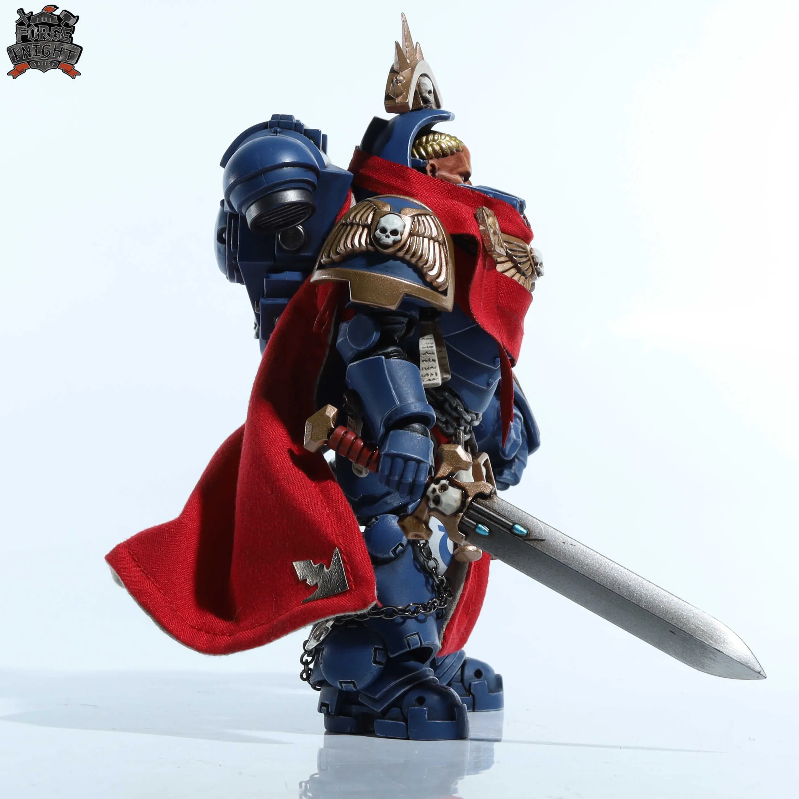 【READY FOR SHIP】Custom cape set for Joytoy Warhammer 40000 1/18 UltramarinesPrimaris Captain in Gravis Armour Brother Captain Voltian