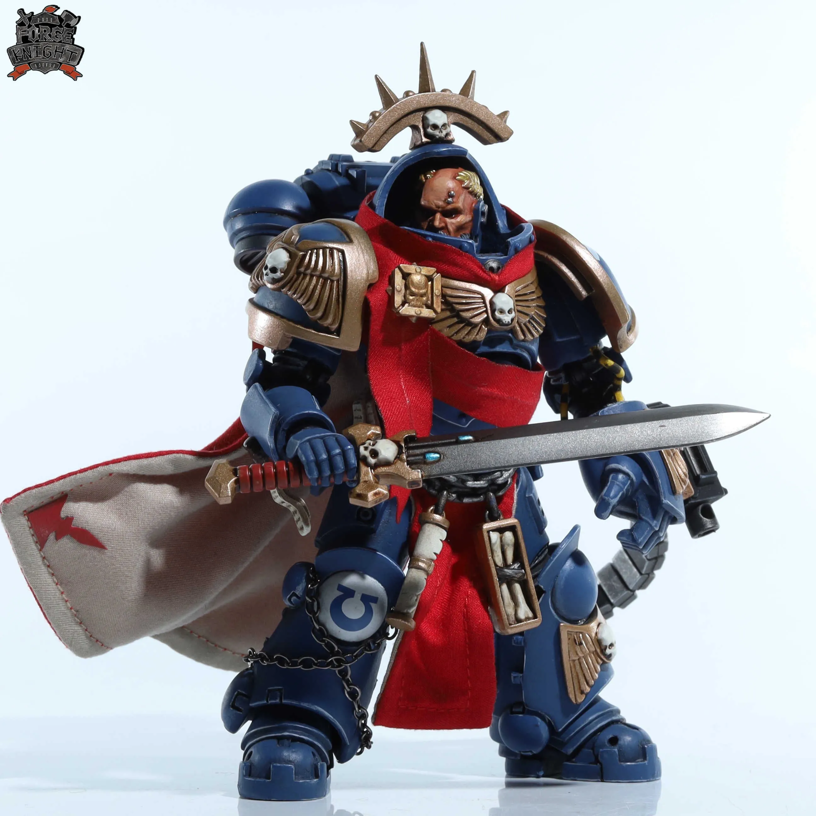 【READY FOR SHIP】Custom cape set for Joytoy Warhammer 40000 1/18 UltramarinesPrimaris Captain in Gravis Armour Brother Captain Voltian